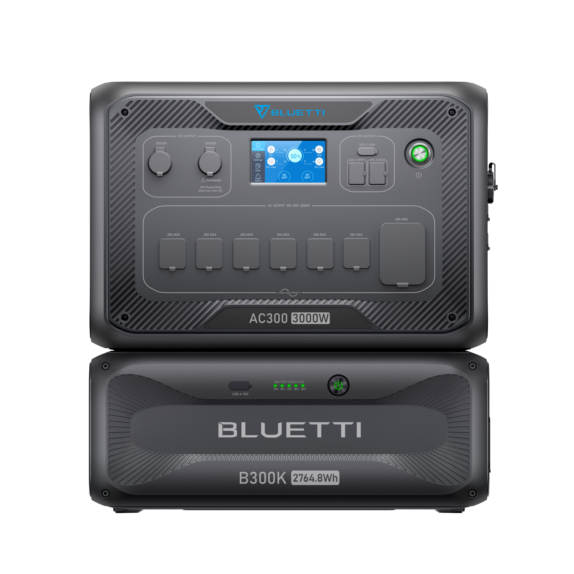 BLUETTI AC300 + B300K Home Battery Backup
