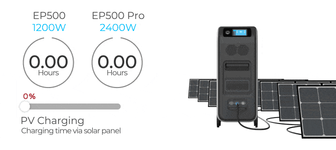 ep500 and ep500 pro charging