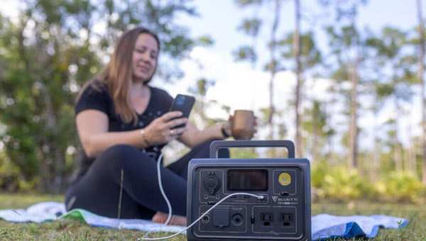portable solar powered generator for camping
