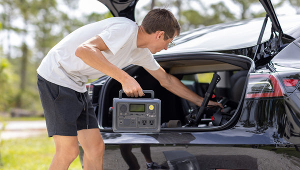 The BLUETTI Best Portable Power Station Used in a Car