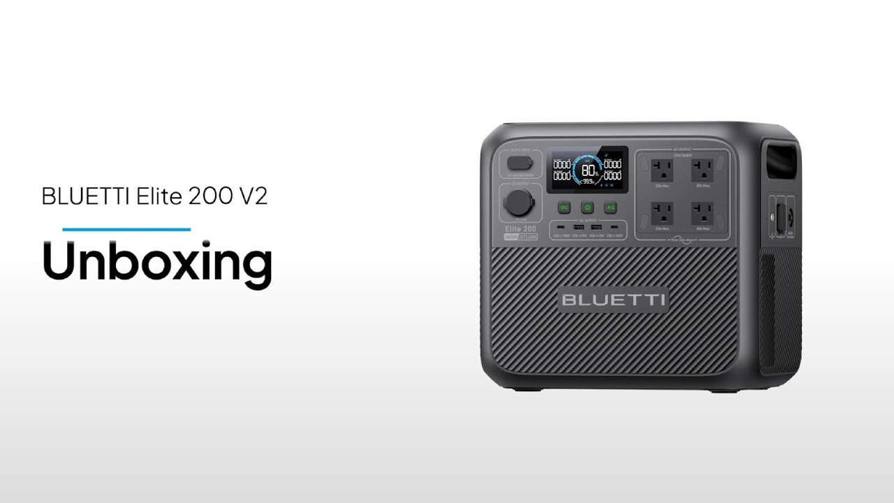 BLUETTI Elite 200 V2 | Unboxing