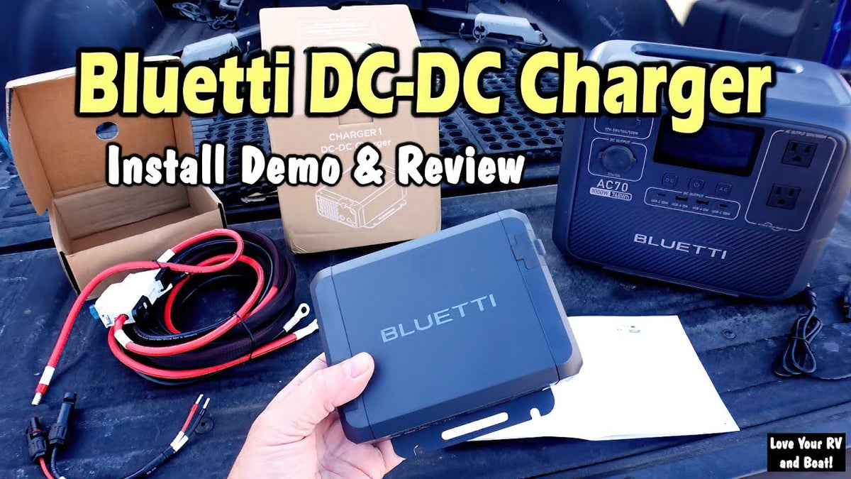 Bluetti Charger 1 Demo & Review - Vehicle to Power Station DC-DC Charging up to 560 Watts